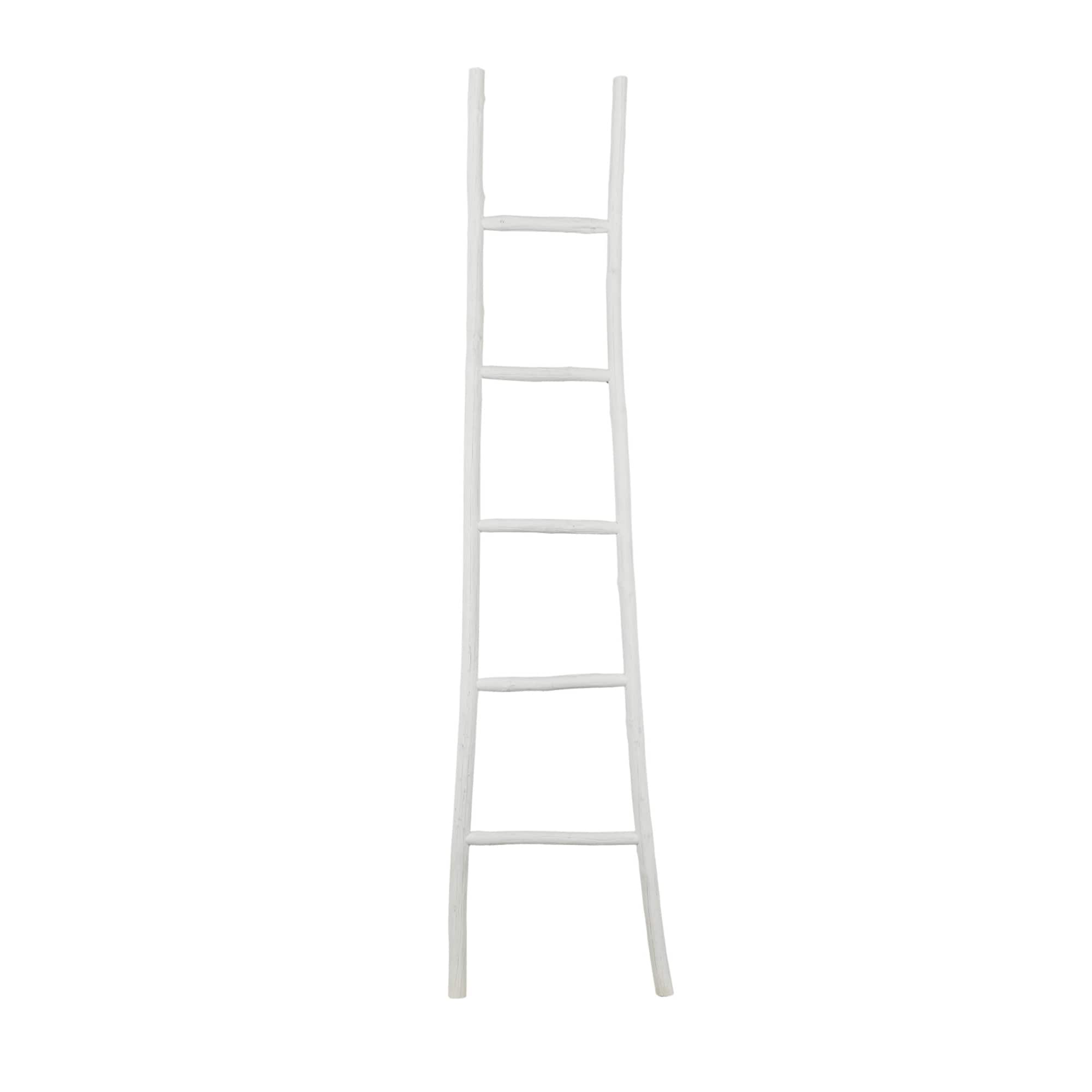6ft. Handmade Slanted Wood Ladder